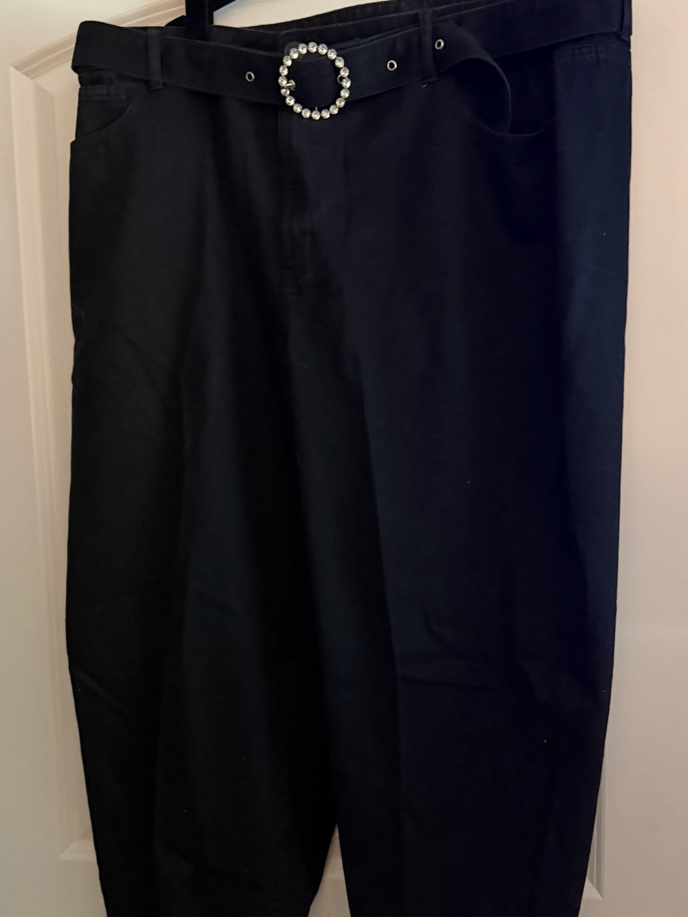 Fashion to Figure Black High-Waist Trousers